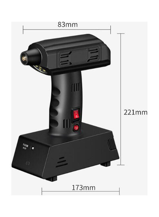 إسكدنيا منفاخ كهربائي محمول مزود بشاشة رقمية بإضاءة فائقة السطوع - Image 5