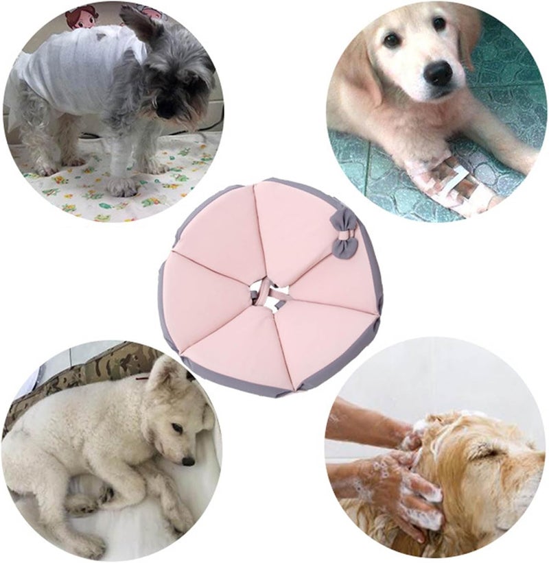 Large Dog Recovery Collar Multiple Size Cone Cats Head Leg Wound Recovery Cone Sticker Type Pet Collar for Dogs - Image 4