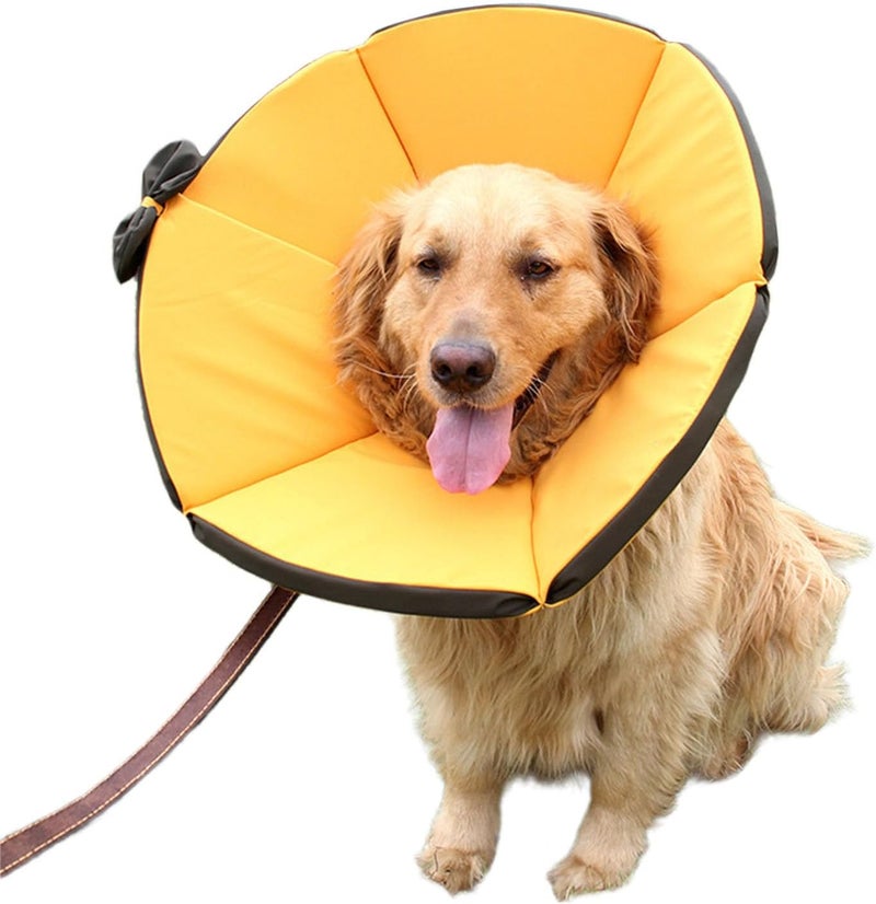 Large Dog Recovery Collar Multiple Size Cone Cats Head Leg Wound Recovery Cone Sticker Type Pet Collar for Dogs - Image 5
