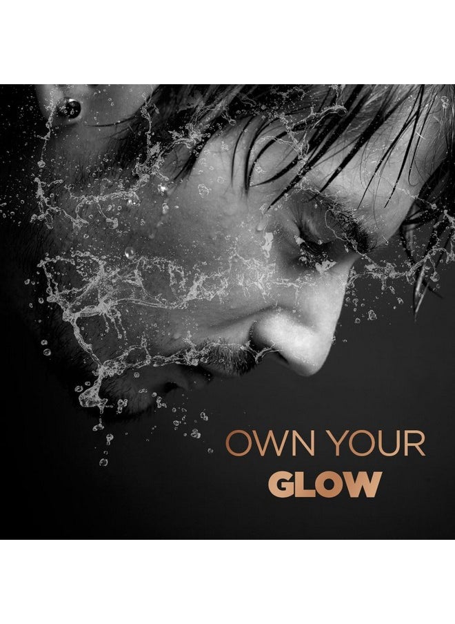 Glow Pro Face Wash For Men - 100Ml | Enriched With Glutathione, Charcoal | Instant Glow, Deep Cleansing & Evens Skin Tone | Men'S Face Wash For Dry Skin | Toxin Free