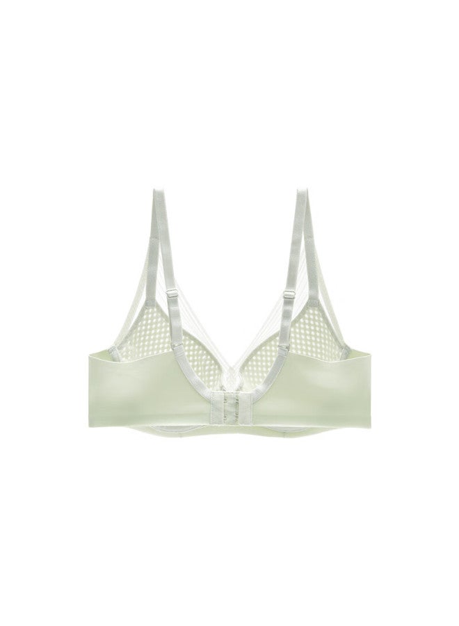 Embry Form Anli Fang Song Yi Same Style Wind Nest Cup Thin Slimming Bra Women's Underwear Ebw0457 Light Pink Green Ggn 85b - Image 1