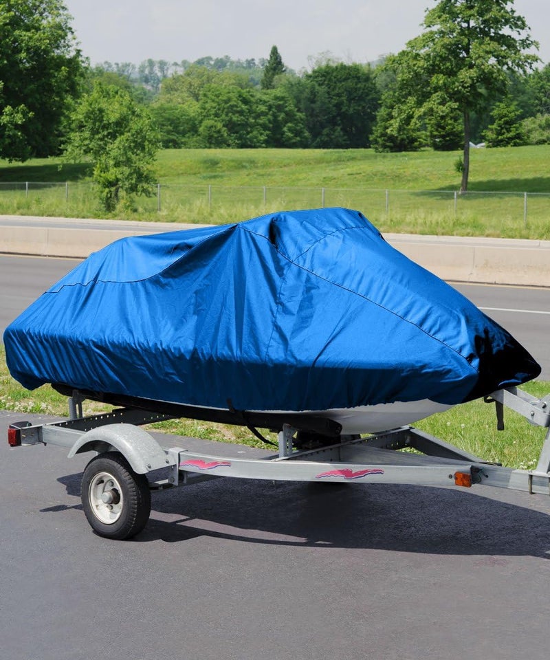 Budge BA-52 Jet Ski Cover for Jet Skis 116" to 135" Long - Blue - Image 2