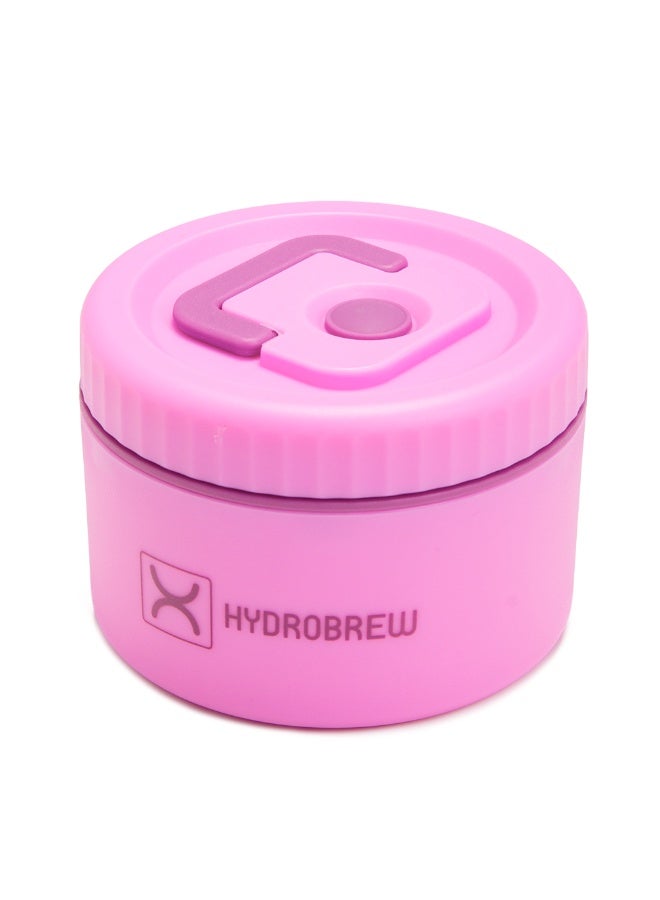 Hydrobrew Bento Lunch Box 1.74L w/ Steel Food Jar & Sip Switch Water Bottle 1000ml | Leakproof Meal Box – Dream Pink - Image 4