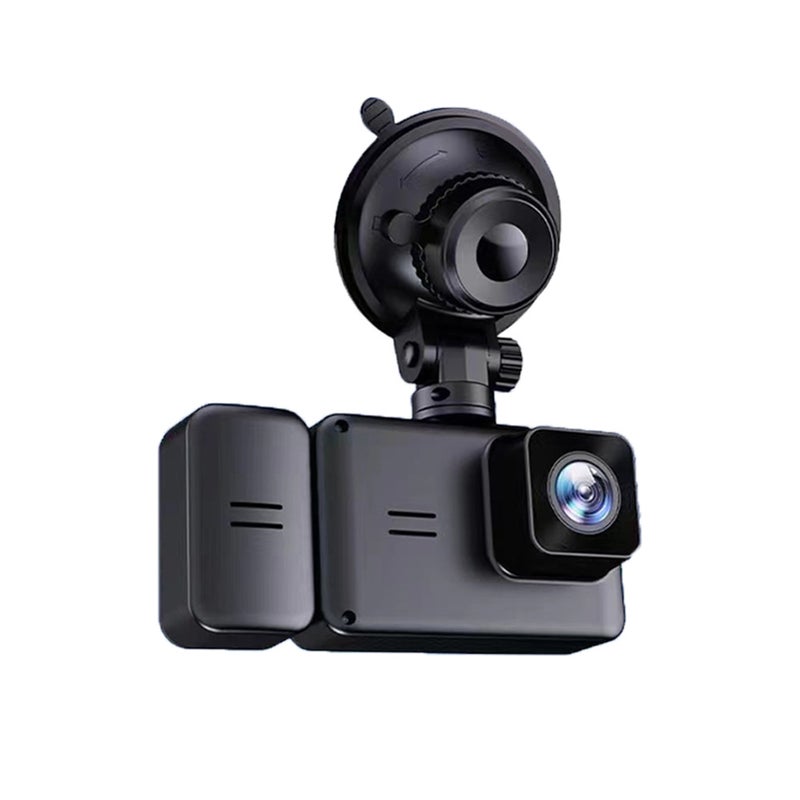 WIFI Car Recorder Front and Rear Inside 3 Channel for Cars 1080P 3 Ways with Night Vision G-sensor Loop Recording Parking Monitor - Image 2