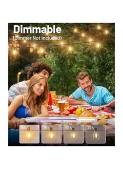 Arabest Long-lasting Outdoor String Lights with Waterproof Edison Bulbs for Patio Garden Parties  - Image 2
