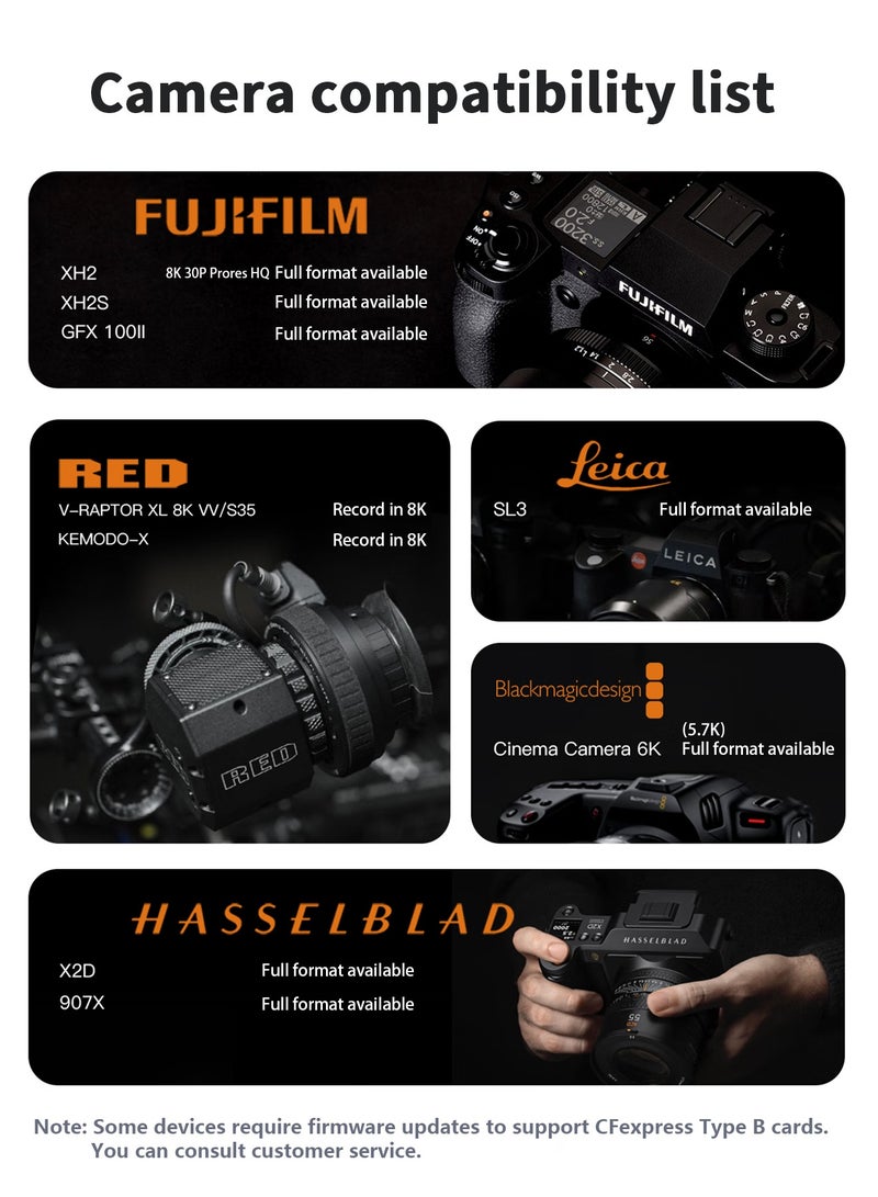 NUMINUO Cfexpress Card Type B, 512GB, 1700Mb/S Read, 1500Mb/S Write - Image 4