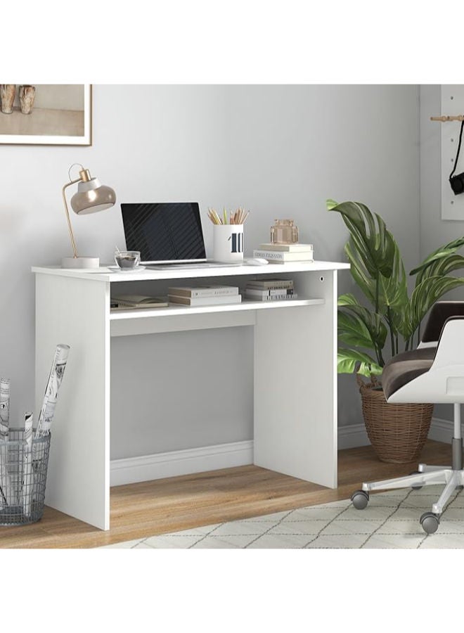 Markero Group Contemporary Wooden Desk with Storage Solutions – A Perfectly Crafted Workstation for Home or Office - Image 1