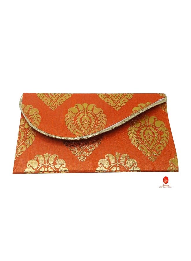 IMAGICART Premium Silk Fabric Cash Envelopes, Multicolor-Printed Money Gift Envelopes for Wedding/Marriage/Birthday/Shagun (Pack of 5) - Image 3