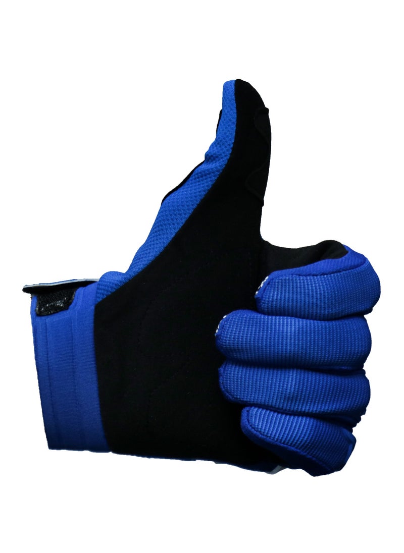 Fox زوج قفازات DIRTPAW الواقية لسباقات موتوكروس للرجال، أزرق، مقاس XL 823645XL  - Image 3