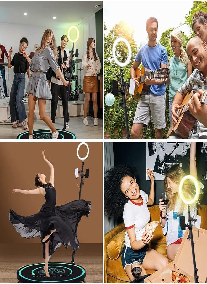 SUKILO 360 Photo Booth with Adjustable Stand – Slow Motion Spinning Booth for Wedding, Birthday Party, Live Events, Exhibitions, Shows – Video Recording & Sharing Station for 1-4 People  - Image 4