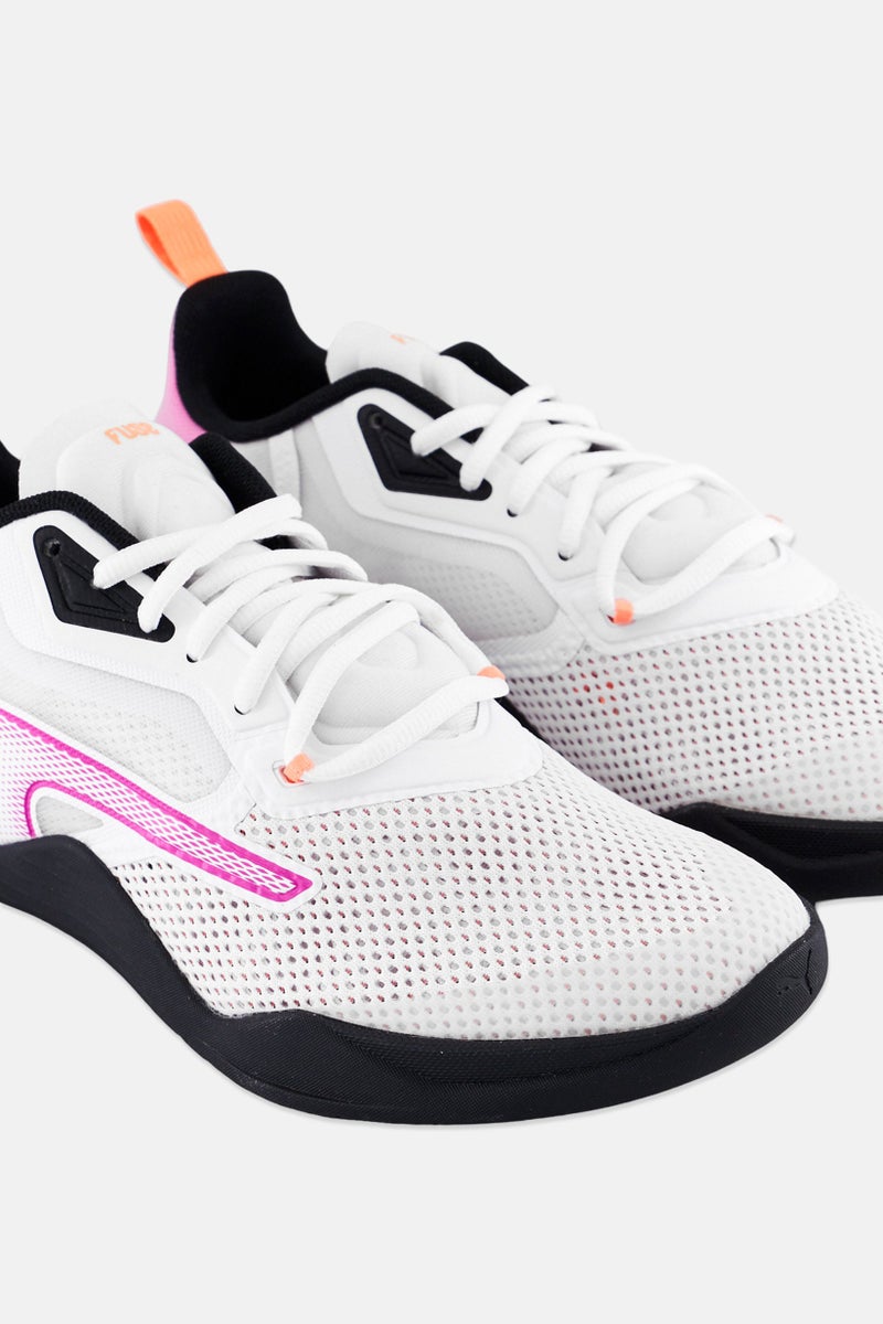 PUMA Women Fuse 2,0 Lace Up Training Shoes, White - Image 3