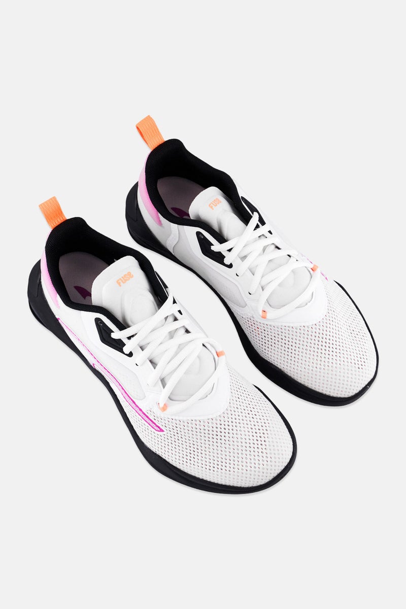 PUMA Women Fuse 2,0 Lace Up Training Shoes, White - Image 4