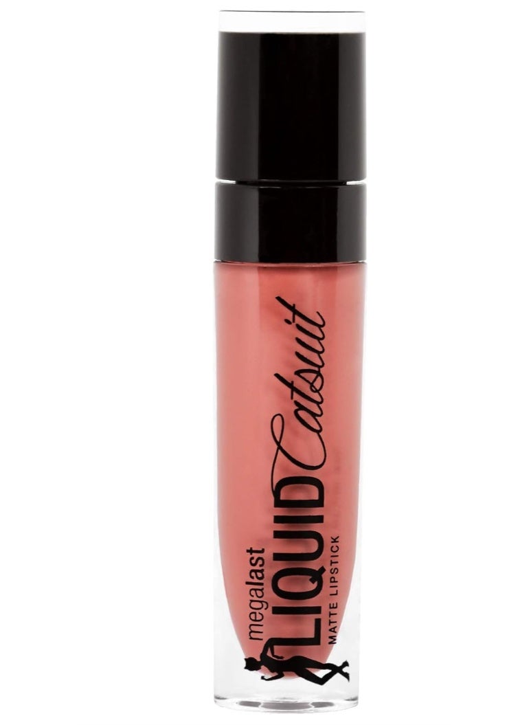 Nicka K أحمر شفاه سائل ماتي من ويت ن وايلد ميغالاست كاتسوت، لون شفاه مكياج، تركيبة كريمية مرطبة، مقاوم للتلطخ، يدوم طويلاً، خوخ نودست - Image 3