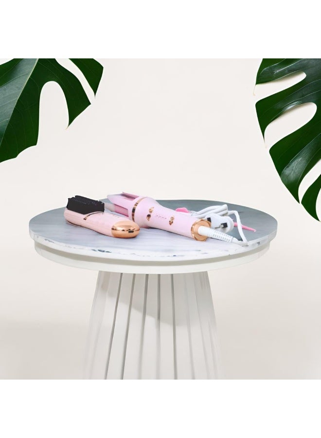 MUNTAQI 2-in-1 Hair Straightener Comb & Automatic Curling Iron – Professional Dual-Use Styling Tool with 3 Temperature Settings, Fast Heating, 2-Way Rotation, Anti-Scald Design, Travel-Friendly Hair Styler - Image 4