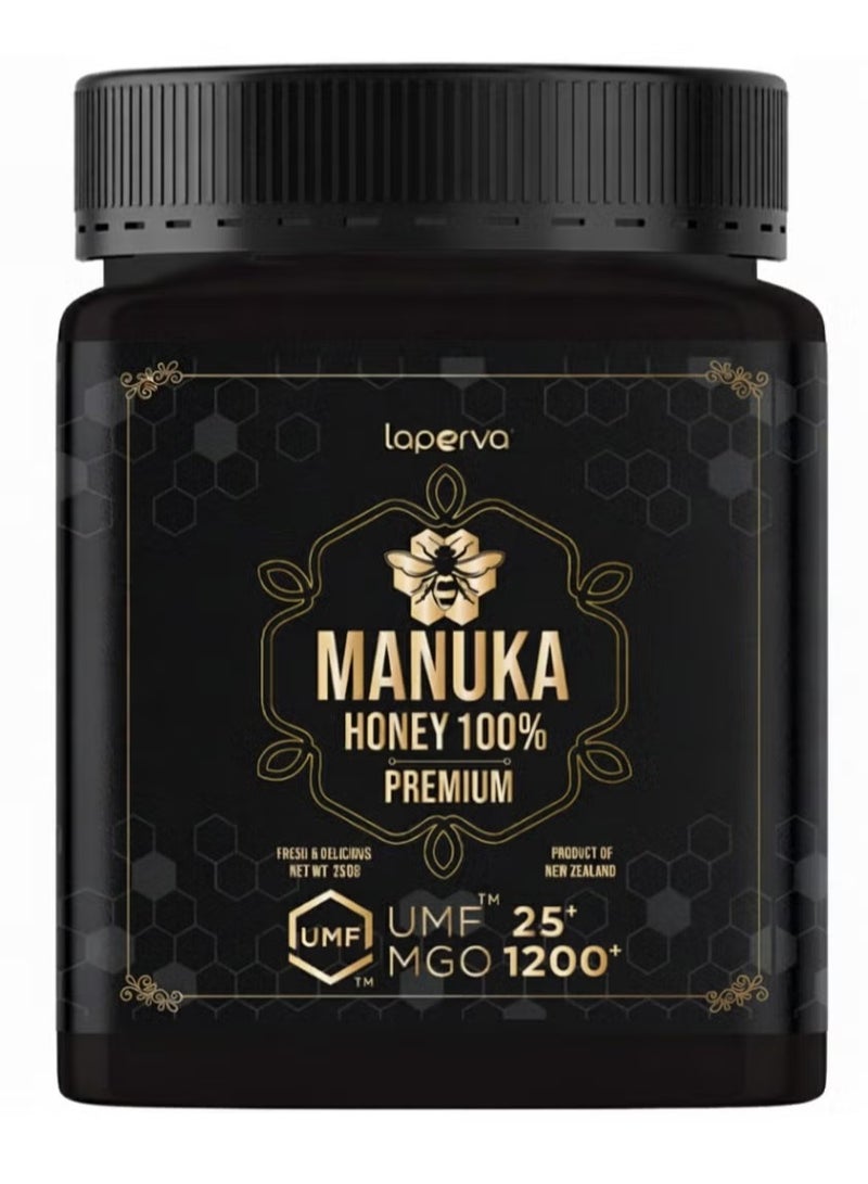 Laperva Manuka Honey - UMF 25+ Certified, 1200 MGO, Raw and Unprocessed - Premium Quality Honey for Health and Wellness - Image 1