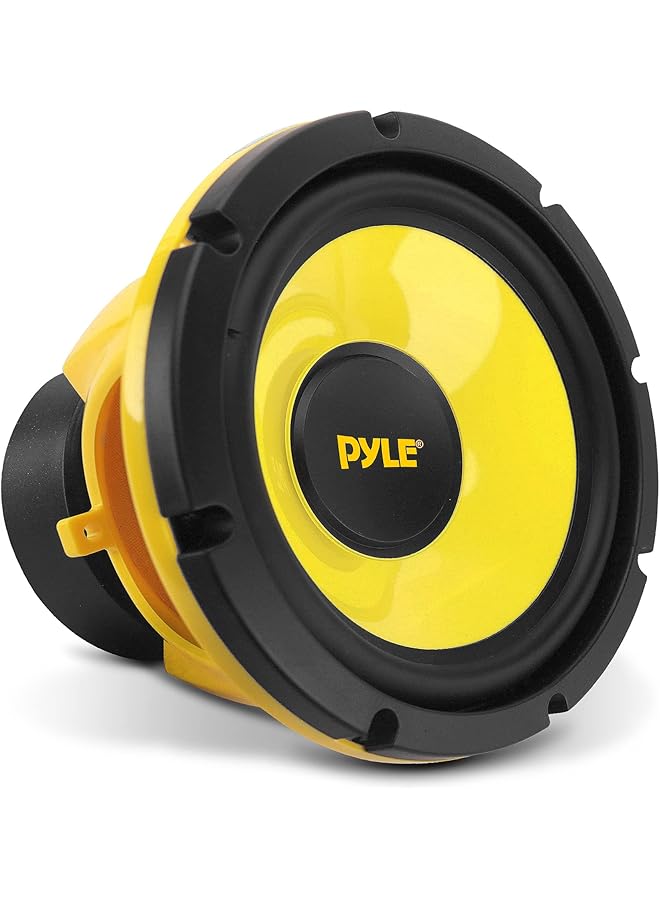 Pyle Usa Car Midbass Speaker System - Pro 8 Inch 400 Watt 4 Ohm Auto Mid-Bass Component Poly Woofer Audio Sound Speakers For Car Stereo W/ 40 Oz Magnet, 50Hz-5Khz Frequency, 3.58” Mount Depth - Plg81 - Image 1
