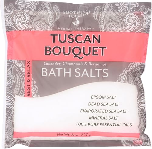 Soothing Touch Tuscan Bouquet Bath Salts Pouch, Floral, 8 Oz - Image 1