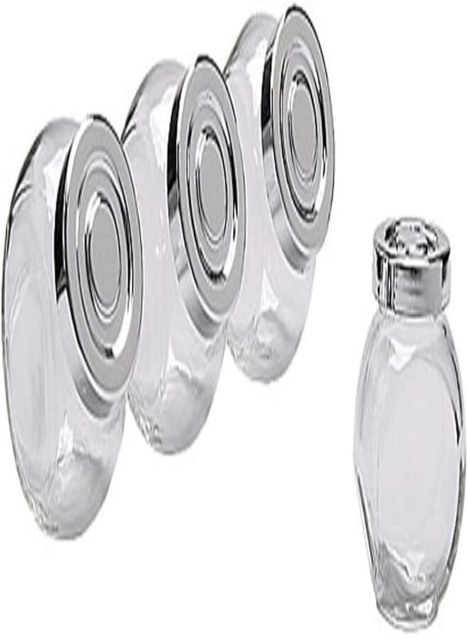 IKEA RAJTAN - Spice jar, glass, aluminium-colour / 4 pack - 15 cl