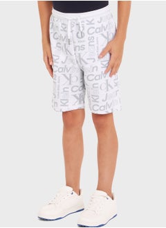 Calvin Klein Jeans Youth All Over Print Shorts  - Image 1