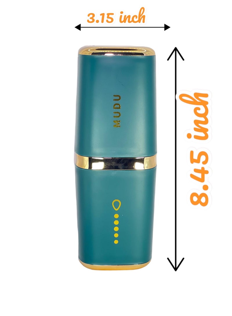 SOLARAE صندوق منظم فرشاة الأسنان المحمول، حامل مجموعة الأسنان للسفر مع علبة تخزين معجون الأسنان، مثالي لحمام الزينة، الحوض، فرش المكياج، الشفرات، احصل على الخاص بك باللون الأخضر الأنيق - Image 2