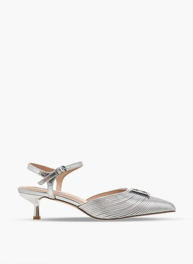 ELLE Women Embellished Kitten Heel Sandals Ramadan Collection
