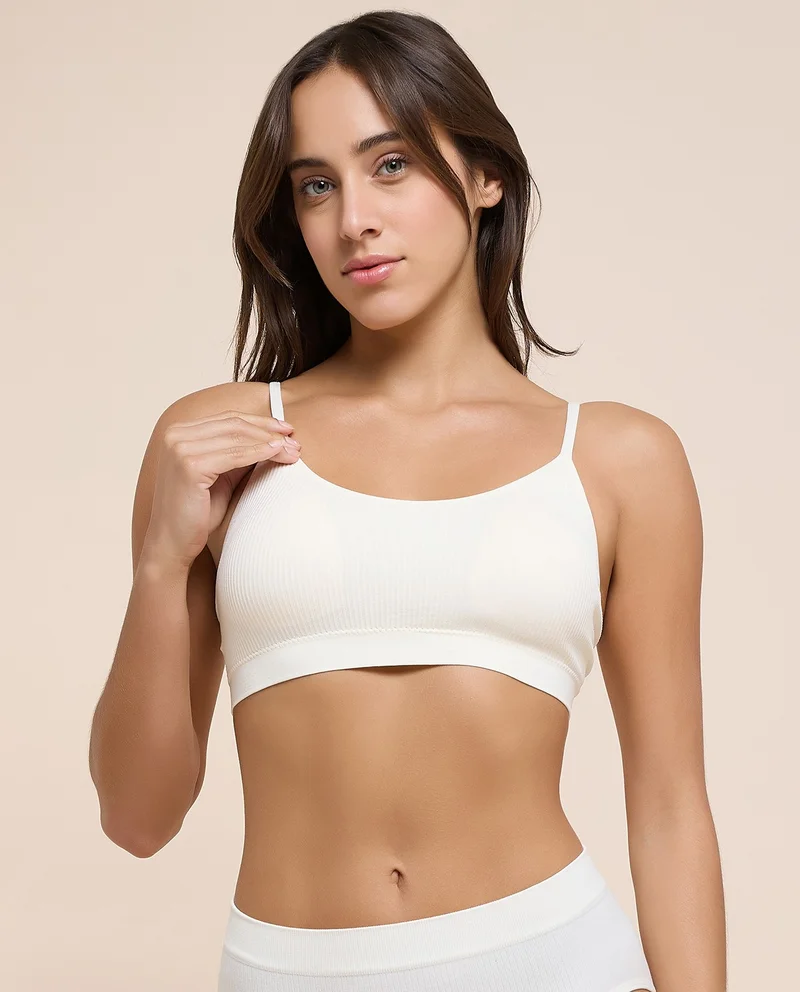 R&b  2 Pack Ribbed Padded Sports Bra for Women | Best Price UAE
