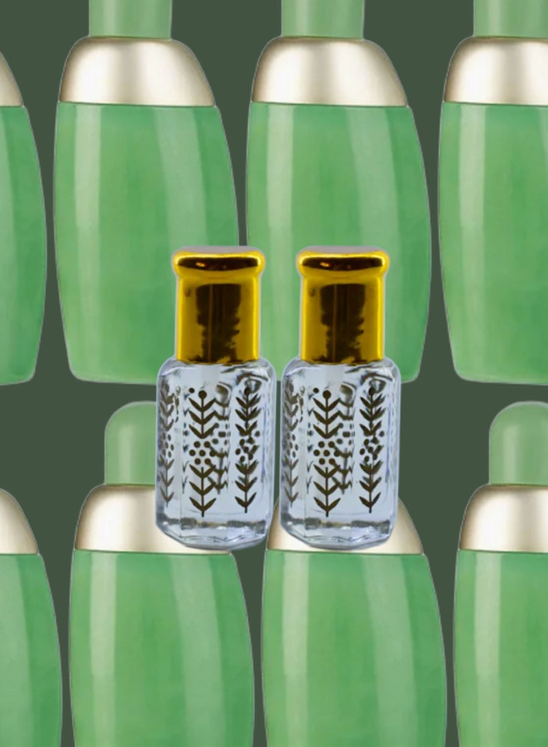 2 Pieces Eden Essential Oil For Women Original Clear 6 Ml