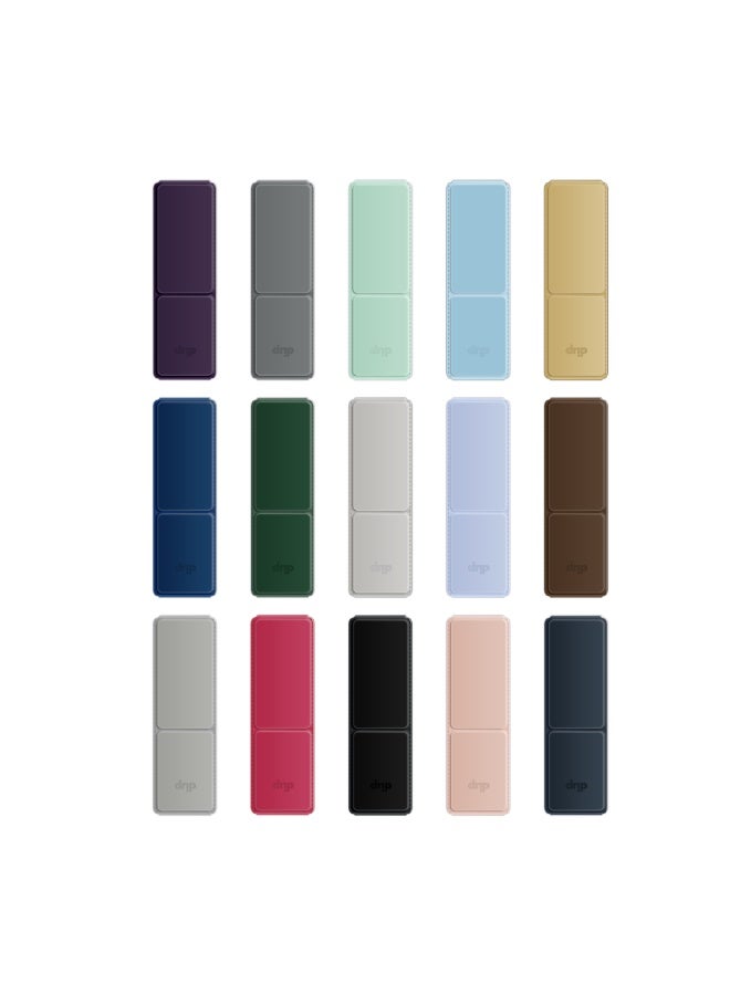 DRIP Foldable Phone Stand – Brown | Adjustable Aluminum Desk Holder for Smartphones & Tablets - Image 5