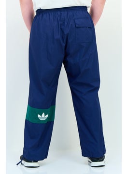adidas Originals Men Loose Fit Outdoor Track Pants, Navy  - Image 3