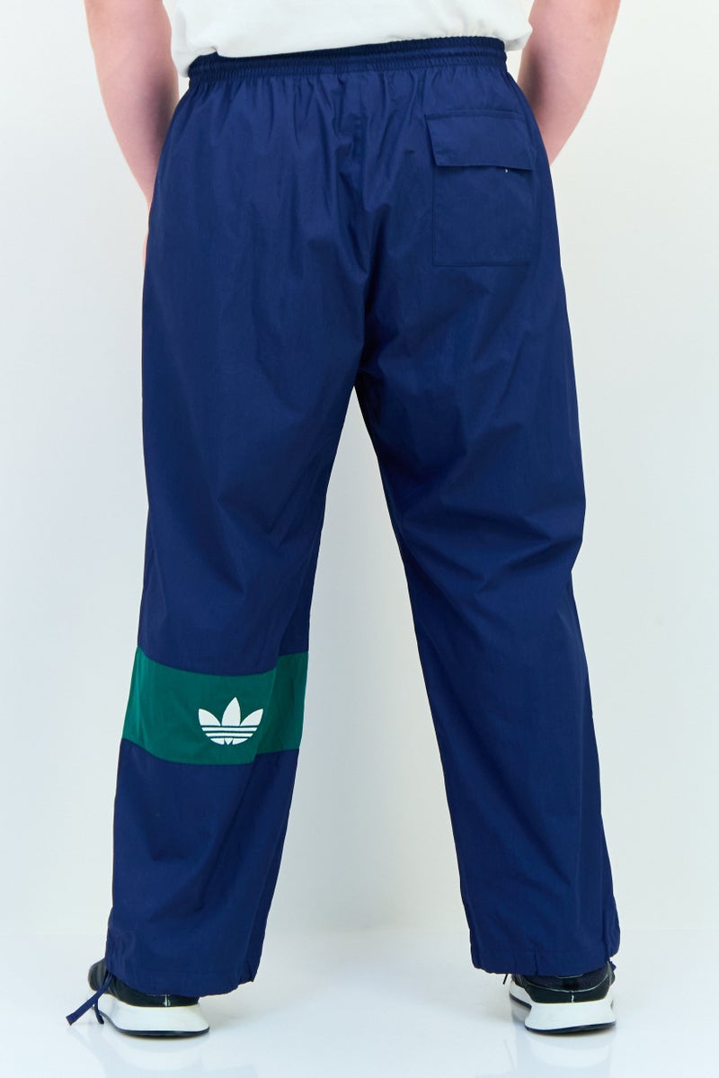 adidas Originals Men Loose Fit Outdoor Track Pants, Navy - Image 3