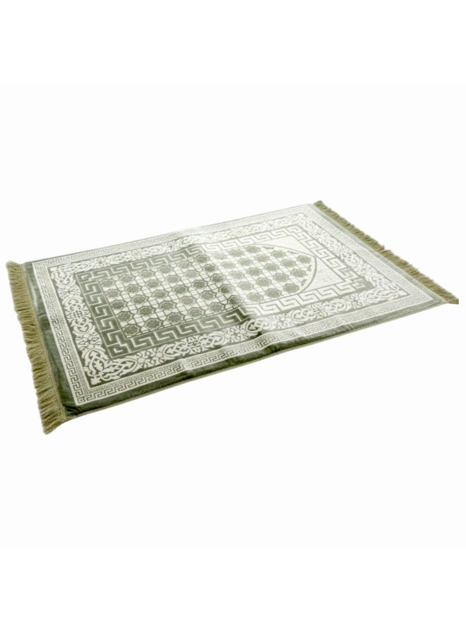 Museum Memory Foam Prayer Mat Safaa. Velvet Comfortable Prayer Rug. Elegant Essential Design Sajadah with Foam. - Image 2