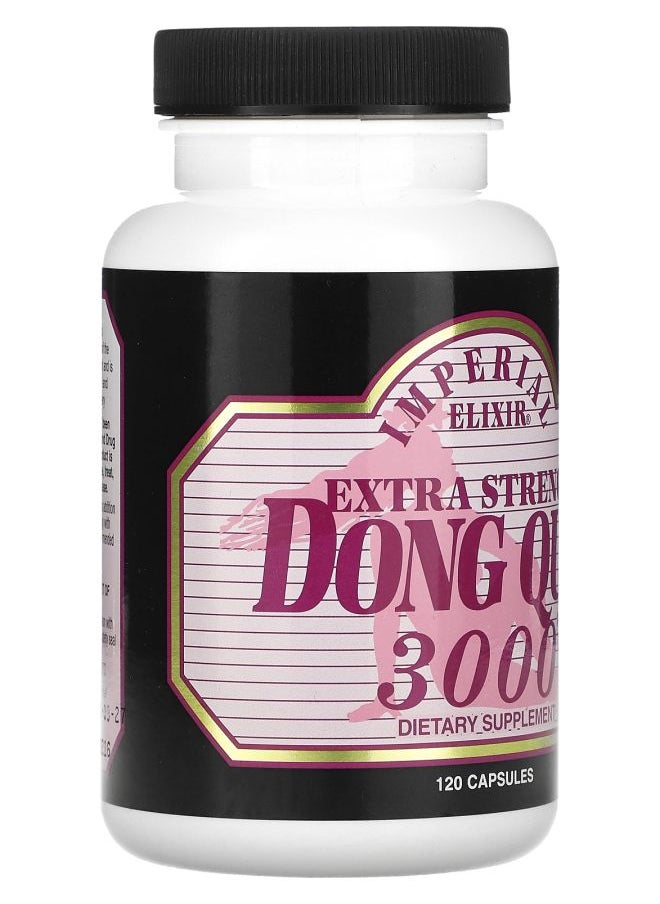 Imperial Elixir Dong Quai Extra Strength 3000 mg 120 Capsules  - Image 2