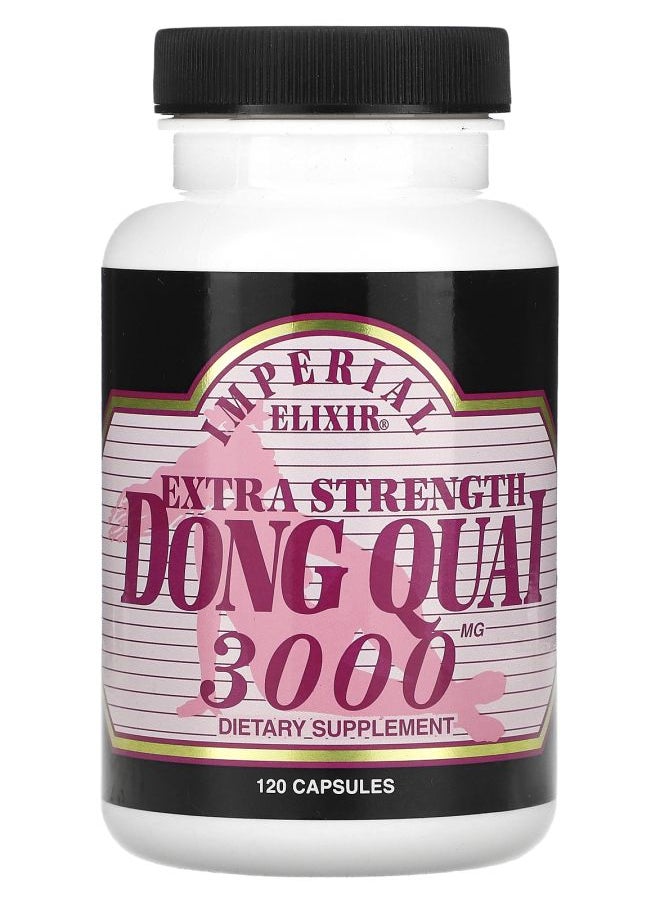 Imperial Elixir Dong Quai Extra Strength 3000 mg 120 Capsules  - Image 1