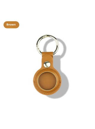 Suitable For Apple Airtag Tracker Anti-Lost Device Locator Leather Protective Case Airtags Protective Case-Color:Brown-Applicable Model:Single Hole Airtag Case - pzsku/ZDB7D9341C4AB17067DBBZ/45/1746216861/00098afc-00a6-488c-8d86-bbd35b442b14