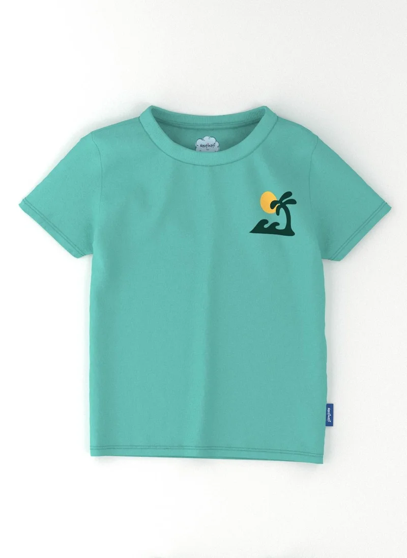 Nautinati Coral, Navy, Green Nautinati Boys' Cotton Pack of 3 Printed T-shirt for Men | Best Price UAE