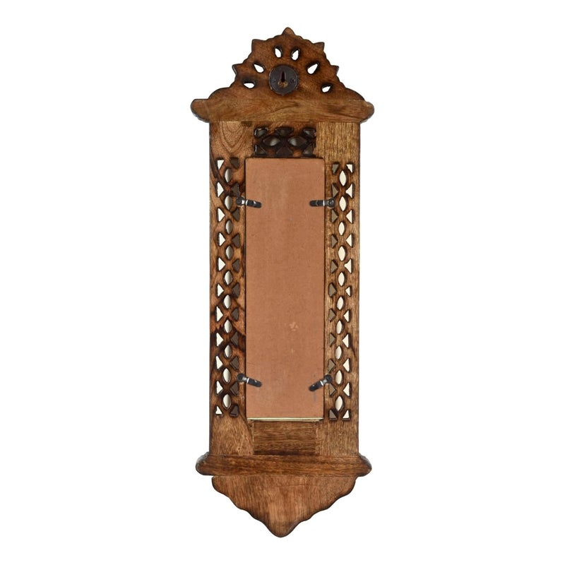 AAKRITI ART CREATIONS AAKRITI ART CREATIONS Handcrafted Jharokha Mirror Small 20x7  - Image 4
