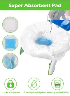 Generic 30 Disposable Potty Bags, Potty Liners Compatible with OXO Tot 2-in-1 Go Potty, Potty Refill Bags for Toddler Toilet, Universal Potty Training Bags Fit Most Potty Chairs, Seats, Portable Travel Toilet  - Image 4