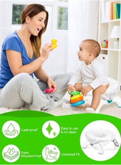 Generic 30 Disposable Potty Bags, Potty Liners Compatible with OXO Tot 2-in-1 Go Potty, Potty Refill Bags for Toddler Toilet, Universal Potty Training Bags Fit Most Potty Chairs, Seats, Portable Travel Toilet  - Image 3