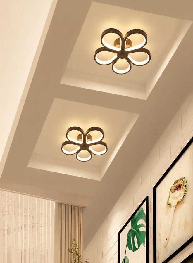CANEOE LED Ceiling Light 12 Inch, 50W Flush Mount Flower Design | 3 Color Changing 3000K, 4000K, 6000K, Switch Control | Flicker Free Modern Light for Living Room, Bedroom, Kitchen Home Decor - Image 4