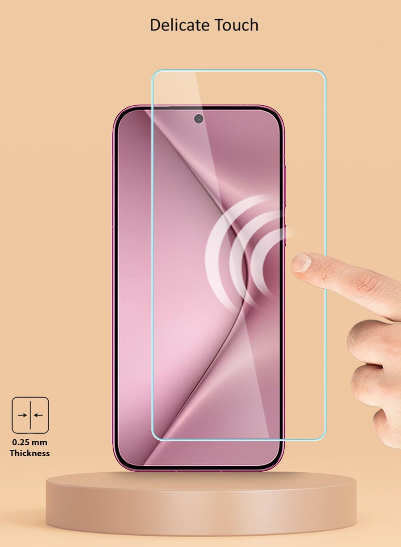 Techie HD Tempered Glass Screen Protector for Huawei Pura 70 5G 2024 - Anti Reflection Anti Bubbles 9H Hardness 0.33 mm Rounded Edges Easy Installation - Image 4