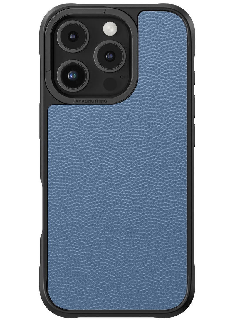 AMAZINGthing - Glamour Mag (12Feet) Drop Proof for iPhone 16 Pro MAX Case Cover Compatible with MagSafe - Blue - Image 1