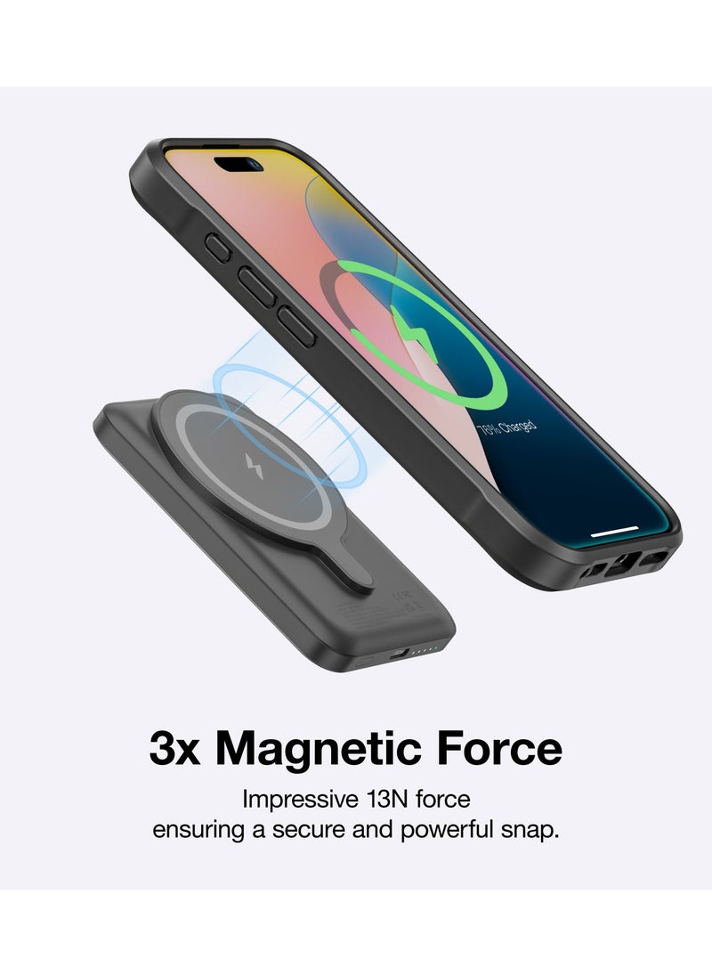 AMAZINGthing - Glamour Mag (12Feet) Drop Proof for iPhone 16 Pro MAX Case Cover Compatible with MagSafe - Blue - Image 1