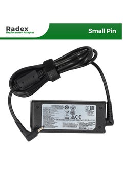 RADEX Laptop Power Adapter (40Watts 19V / 2.1A) Small Pin Compatible with Samsung Series 5 9 XE500C21 NP900X3A (Without Power Cable)  - Image 3
