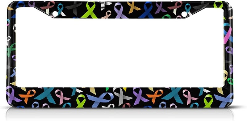 Beabes Cancer Awareness License Plate Frame - Image 1