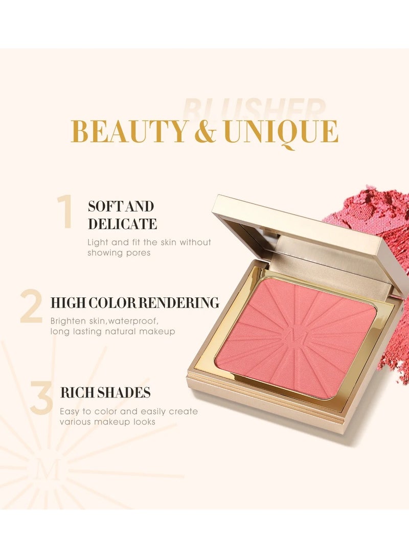 إيماجيك لوحة أحمر الخدود والهايلايتر اللامعة من IMAGIC | تضفي إشراقة طبيعية على البشرة | توهج قابل للبناء والدمج لجميع ألوان البشرة (B5 RUST HUE) - Image 4