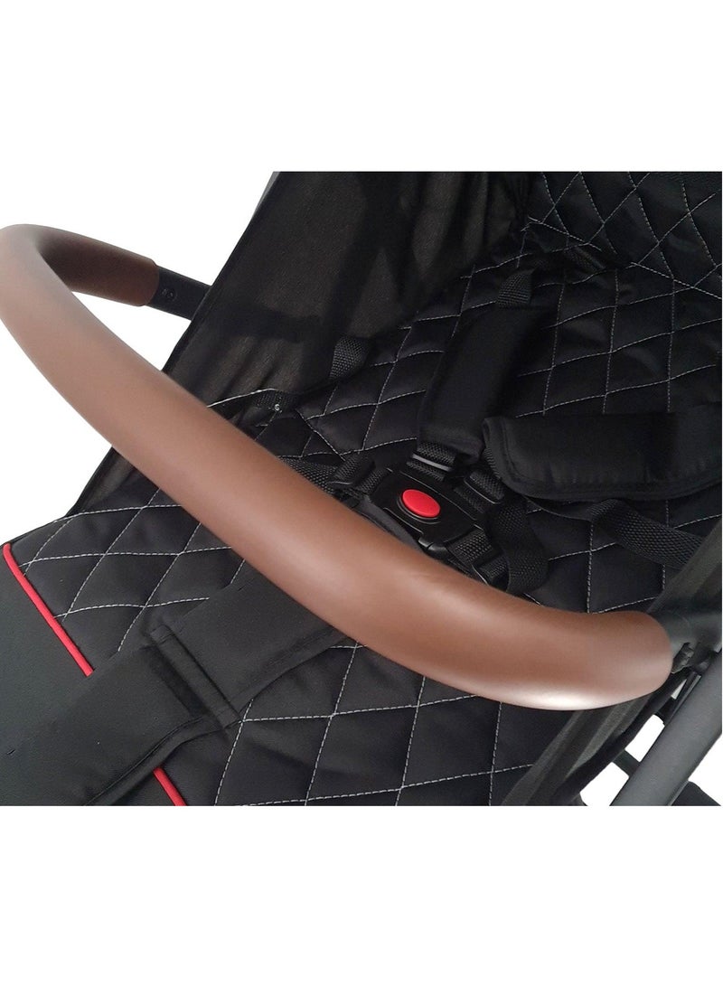 BABYCARA Ultra Lightweight Compact Folding Travel Cabin Stroller For Baby 5-Point Safety Harness - Image 5