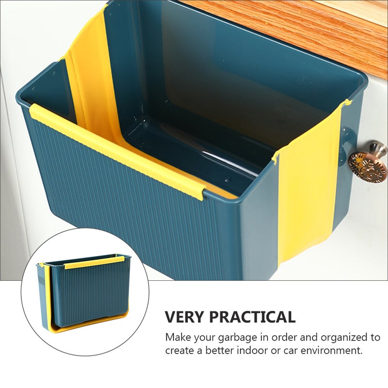 Desktop Recycling Garbage Can Hanging Waste Bin Kitchen Litter Container - Image 4