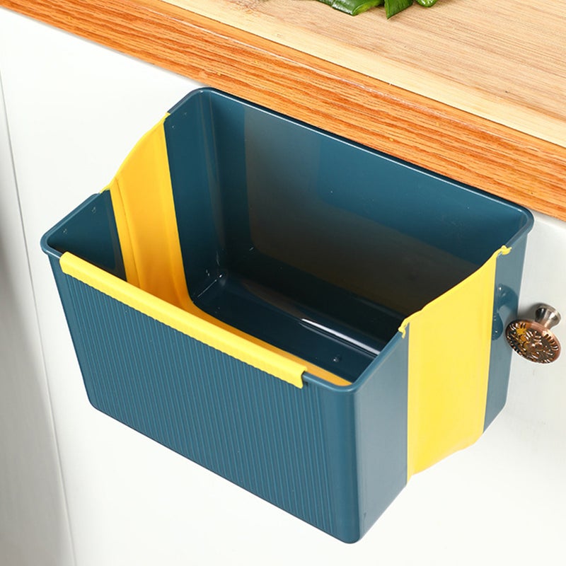Desktop Recycling Garbage Can Hanging Waste Bin Kitchen Litter Container - Image 2