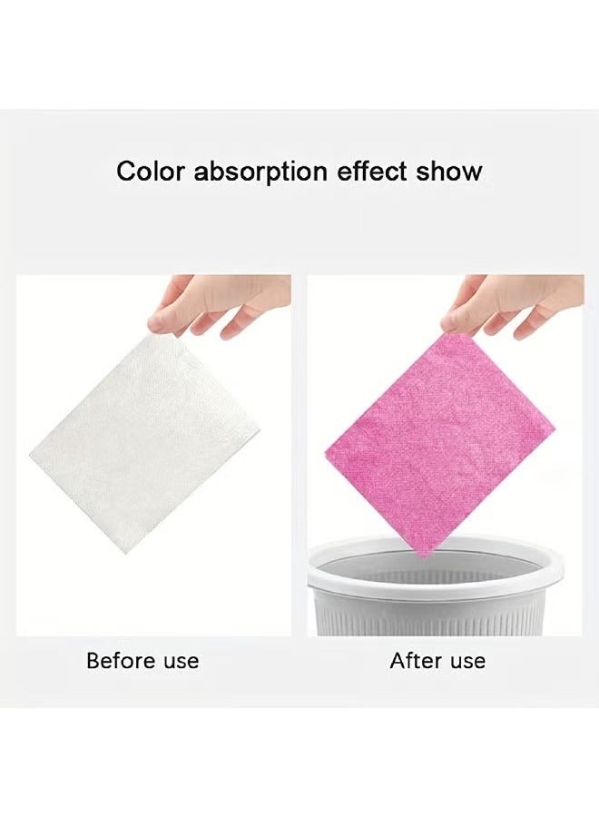 Generic Laundry Color And Dirt Catcher Anti-Stain Sheets Collect, Absorb And Hold Color Dyes In Water. Prevent Clothes From Bleeding (100 Photos)  - Image 4