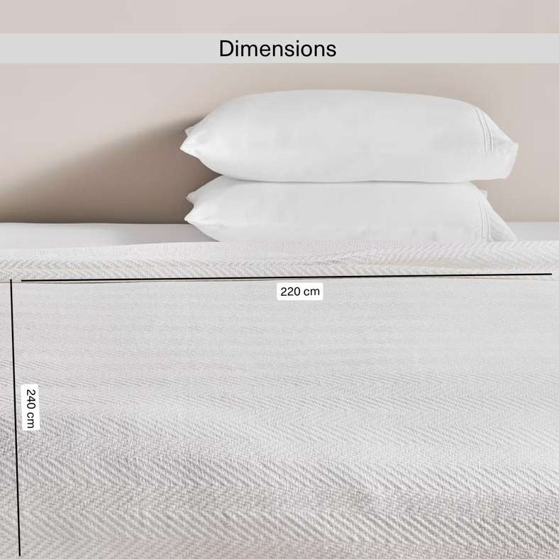 Pan Home غطاء سرير أريا هيرينغبون - عاجي - Image 5